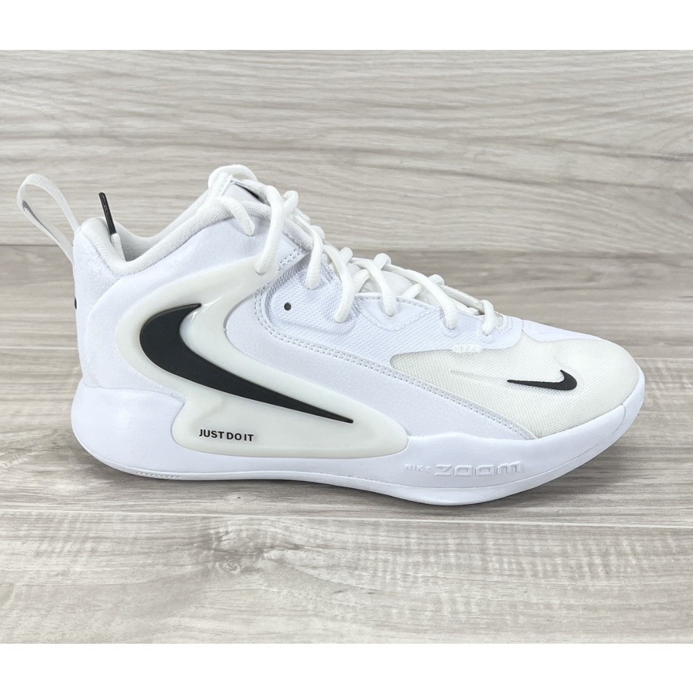 Nike Zoom Hyperset 2 White Volleyball Shoes Mens Size 9 nby FQ7070-101